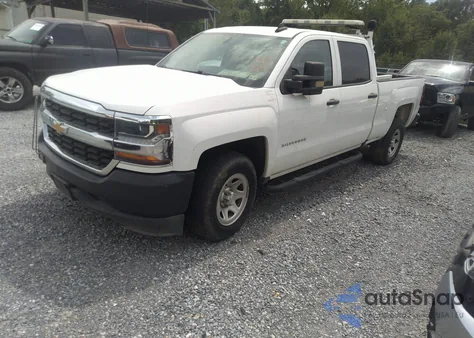 2018 Chevrolet Silverado 1500 Wt из США, поврежденный, VIN 3GCPCNEC8JG365349